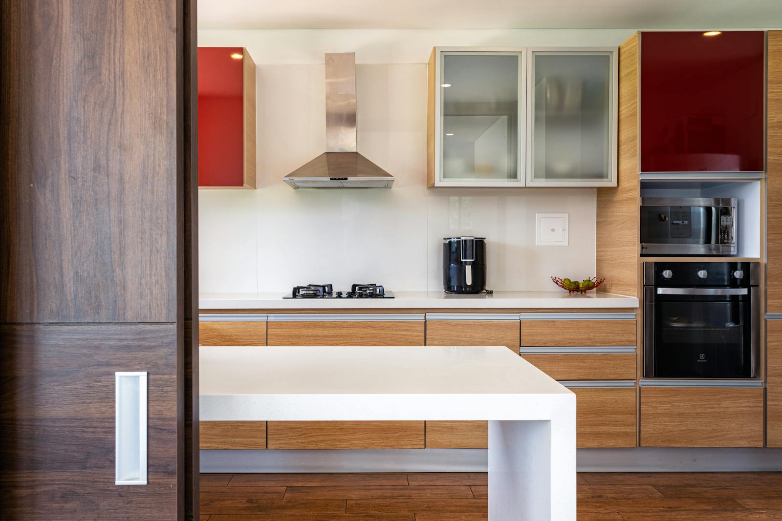 Kitchen countertop and cabinetry in a modern interior, representing the difference between a kitchen that only looks good and one that actually works well every day.